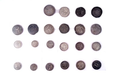 Lot 1235 - Small silver coinage