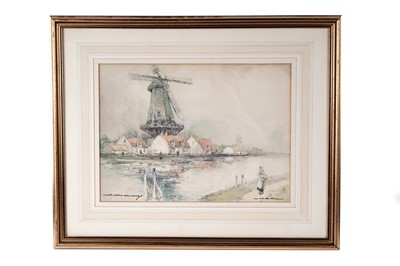 Lot 1602 - Victor Noble Rainbird - On the Aa Belgium | watercolour