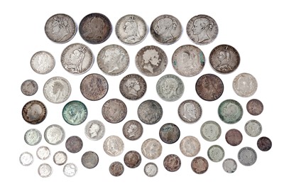 Lot 1284 - A selection of mostly 19th Century British silver coinage