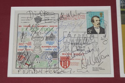 Lot 408 - A collection of signed Sunderland memorabilia and souvenirs