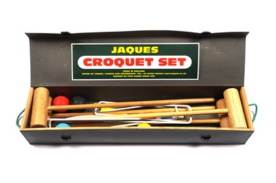 Lot 366 - A contemporary boxed ‘Jaques’ Croquet set