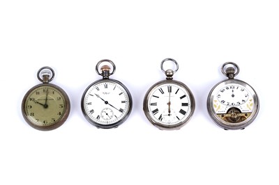 Lot 119 - A collection of antique silver and other pocket watches