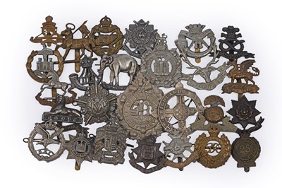 Lot 2 - A collection of British Regimental cap badges