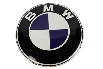 Lot 450 - ﻿A BMW enamel sign