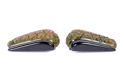 Lot 189 - Art Deco dress clips in matching pairs
