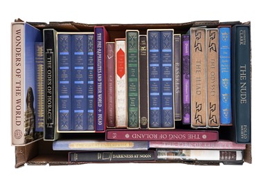 Lot 339 - A box of Folio Society books, mostly historical and classical interests