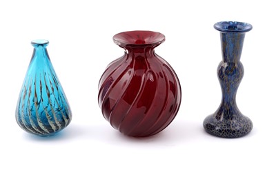 Lot 83 - A Murano glass vase; and two others