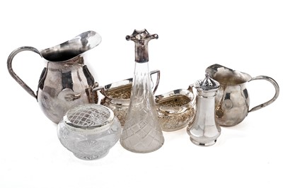 Lot 982 - A selection of silver-plated and other metal wares