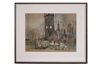 Lot 166 - Charles Herbert "Charlie" Rogers - St John's, Newcastle | watercolour