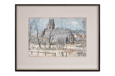 Lot 167 - Charles Herbert "Charlie" Rogers - St Cuthberts, Durham | watercolour