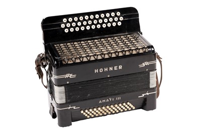 Lot 4 - A Hohner Amati III button accordion