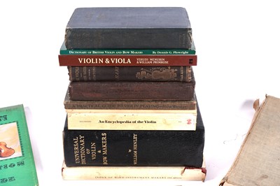 Lot 44 - A quantity of violin and other books