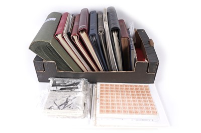 Lot 1405 - A good large collection of stamp albums; and other loose items