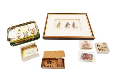 Lot 1902 - A collection of mid-20th Century Hardy nymphs, salmon and trout flies