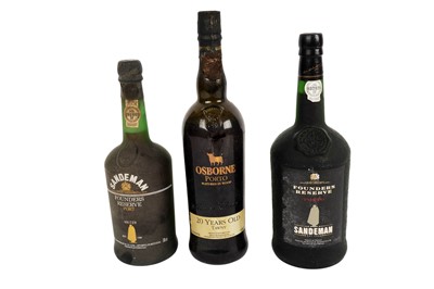 Lot 441 - Three bottles of port