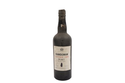 Lot 112 - A bottle of Sandeman Vintage 1963 Port