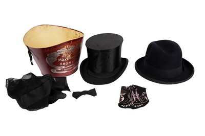 Lot 226 - Two 20th Century hats; and other items