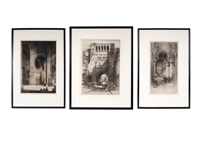 Lot 1567 - Three early 20th Century etchings