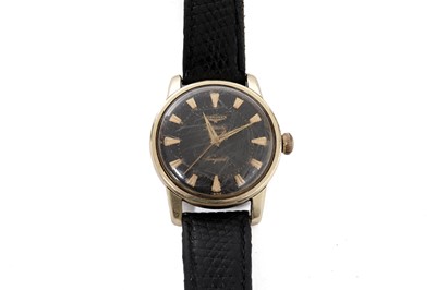 Lot 925 - Longines Conquest: a gold capped steel automatic wristwatch