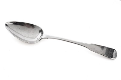 Lot 1096 - A George III silver spoon