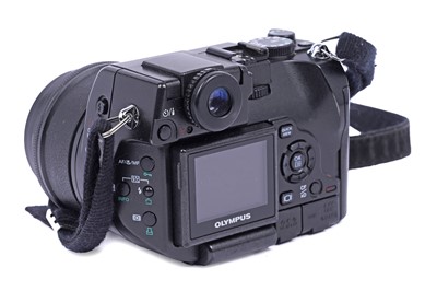 Lot 252 - Digital cameras by Fuji and Olympus; with other items