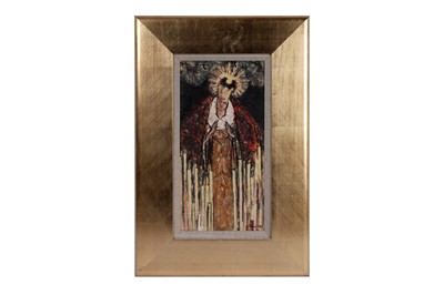 Lot 210 - Ann Oram RSW - Madonna & Shrine | oil