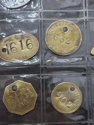 Lot 1446 - A collection of miners pit check tokens/tallies