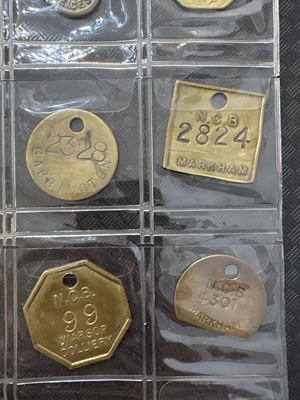 Lot 1446 - A collection of miners pit check tokens/tallies