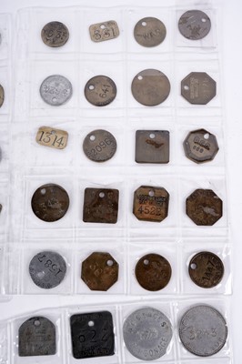 Lot 1447 - A collection of miners pit check tokens/tallies