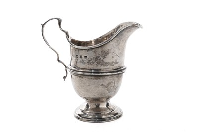 Lot 1067 - A Victorian silver cream jug