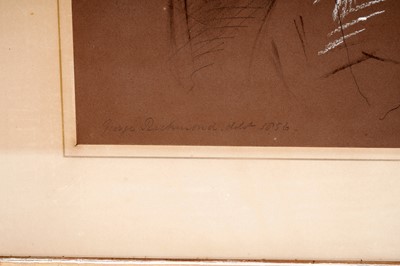Lot 270 - Attributed to George Railward - Portrait of Sir James Bacon Vice Chancellor of England | charcoal