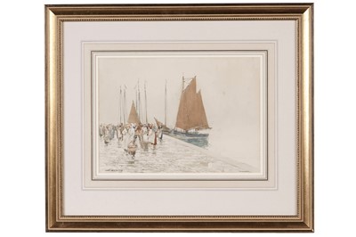 Lot 50 - Victor Noble Rainbird - Nr Boulogne | watercolour