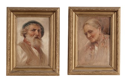 Lot 105 - 19th Century Italian School - Portrait pair, of a fisherman and his wife | oil