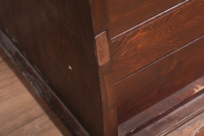 Lot 87 - An early 20th Century stained pine specimen chest of drawers