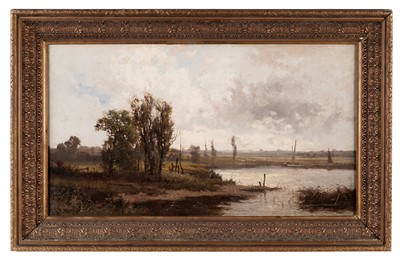 Lot 133 - John Horace Hooper - River Thames, Windsor | oil