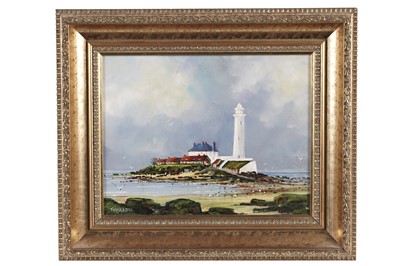 Lot 120 - Terence McArdle - St. Mary's Lighthouse | oil