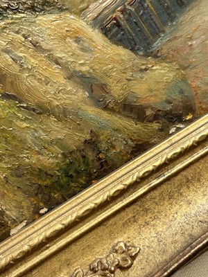 Lot 1013 - Bernard Benedict Hemy - Cullercoats Village | oil