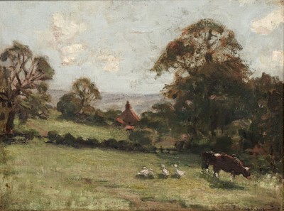 Lot 1022 - Clive Vernon Blakelock - A Northumberland Pasture | oil