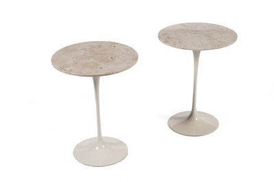 Lot 53 - Eero Saarinen: a pair of ‘Tulip’ side tables