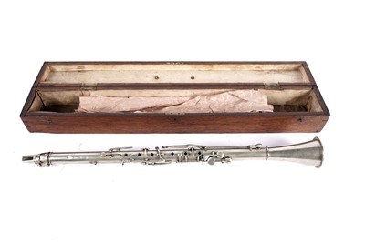 Lot 17 - A H F Meyer metal clarinet