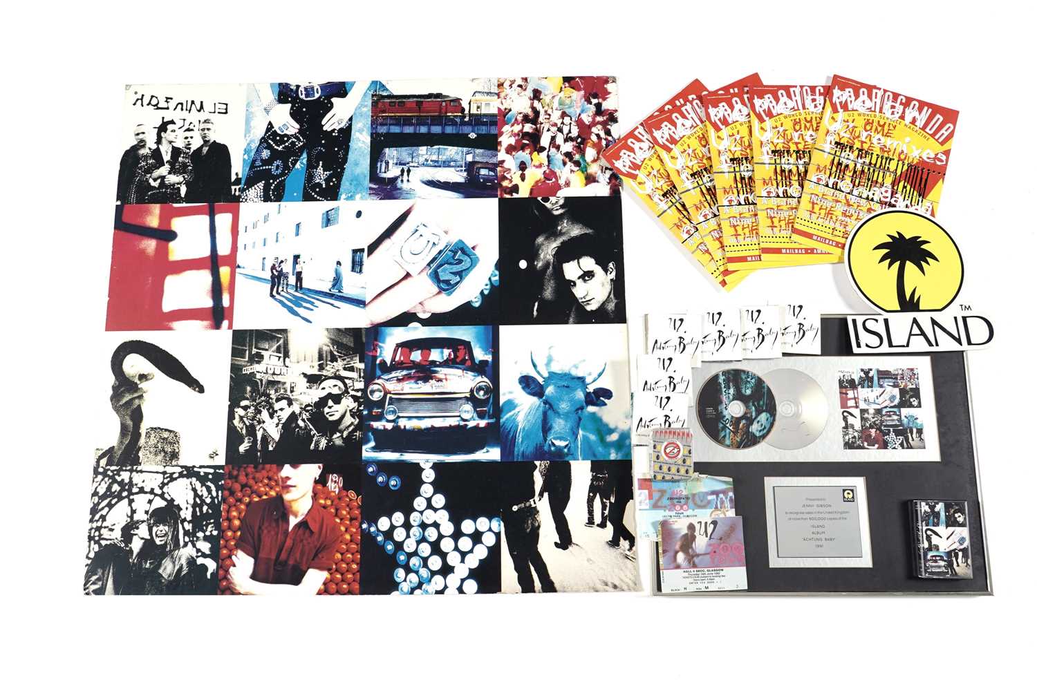 Lot 610 - A collection of U2 memorabilia
