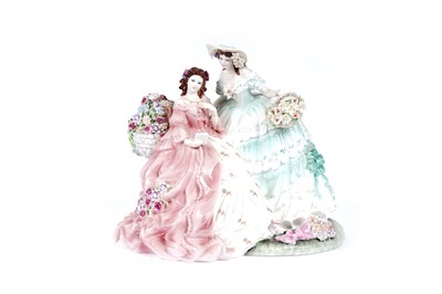 Lot 455 - A Coalport 'The Letter' limited edition figure group