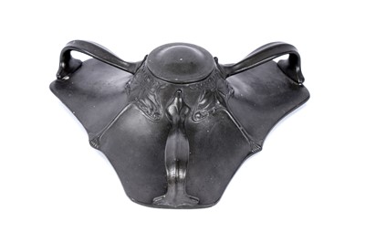 Lot 511 - A Tudric Art Nouveau pewter ink pot