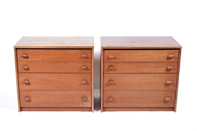 Lot 48 - Ron Carter for Stag: a ‘Cantata’ pair of chest of drawers and bedside cabinets