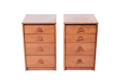 Lot 48 - Ron Carter for Stag: a ‘Cantata’ pair of chest of drawers and bedside cabinets