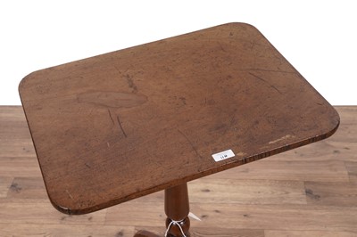 Lot 114 - An decorative early/mid-20th Century lamp; and tripod table