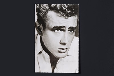 Lot 720 - A James Dean autographed photographic postcard