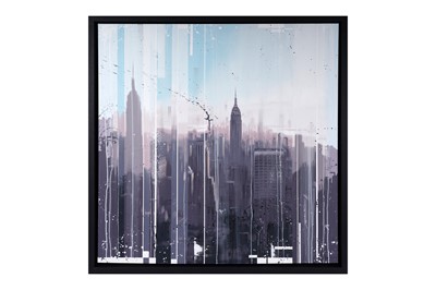 Lot 190 - Kris Hardy - Day Break at the Empire State Building | acrylic