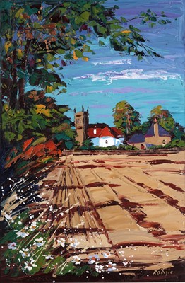 Lot 188 - Lynn Rodgie - Autumn Strawfield, Bolton | acrylic