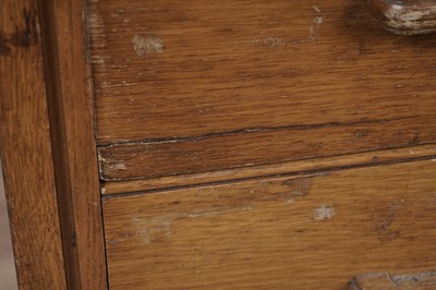 Lot 147 - An early 20th Century oak haberdashery cabinet